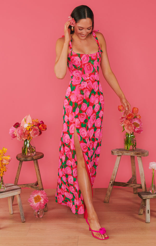 ワンピース 17AW mame  Floral Willow Long Dress 17AW mame Floral Willow Long Dress
