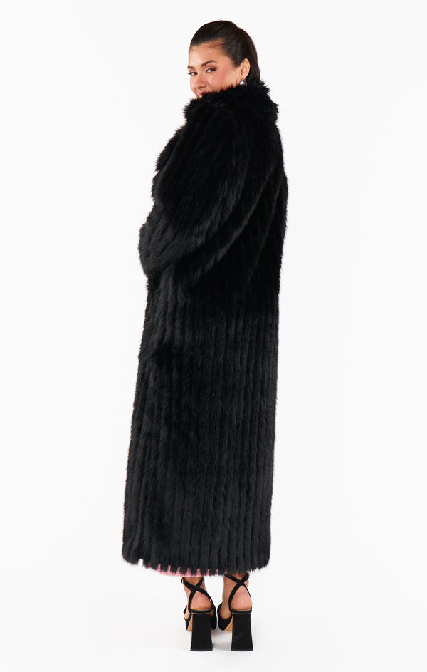 m me eme コート Ribbon fake fur coat M me eme／Ribbon fake fur coat(eme10374) | 2024AW ITEM | Mmeeme