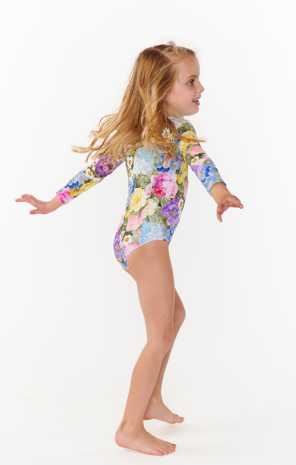 Little Surfside One Piece ~ Flower Shop Rib Scrunch – Show Me Your Mumu