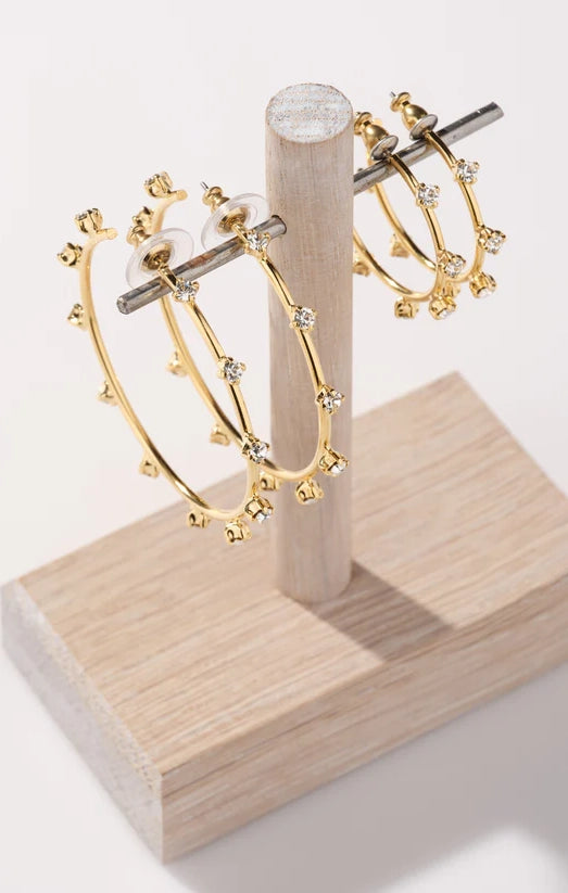 Faithy Jewels Large Amanda Hoop Earrings ~ Gold – Show Me Your Mumu Faithy Jewels Large Amanda Hoop Earrings ~ Gold – Show Me Your Mumu