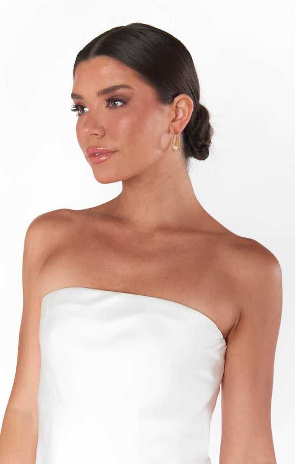 Faithy Jewels Diana Double Hoop ~ Gold/Pearl – Show Me Your Mumu