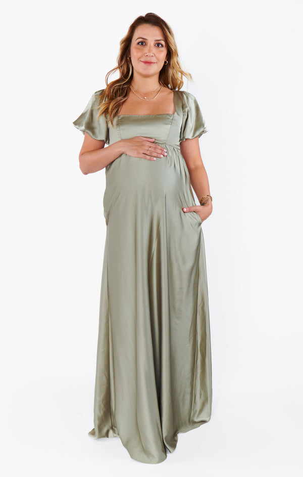 MOSS SHADOW MAXI DRESS