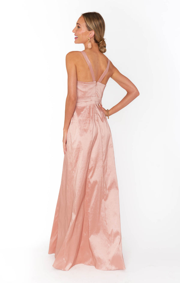 Charlotte Bow Dress ~ English Rose Taffeta – Show Me Your Mumu