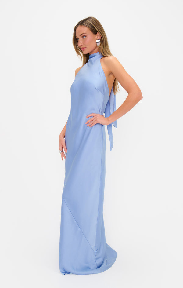 chinese dress ladies Show Me Your Mumu Lisa Maxi Dress in Baby Blue