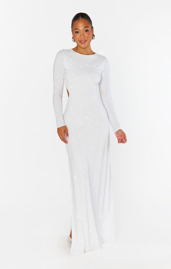 white sequin dress long sleeve The Sleek Maxi ~ Rhinestone Spandy – Show Me Your Mumu Web Collection: BANKHOL15 It features a V Color:ORANGE RED Maxi Dress Tight Red