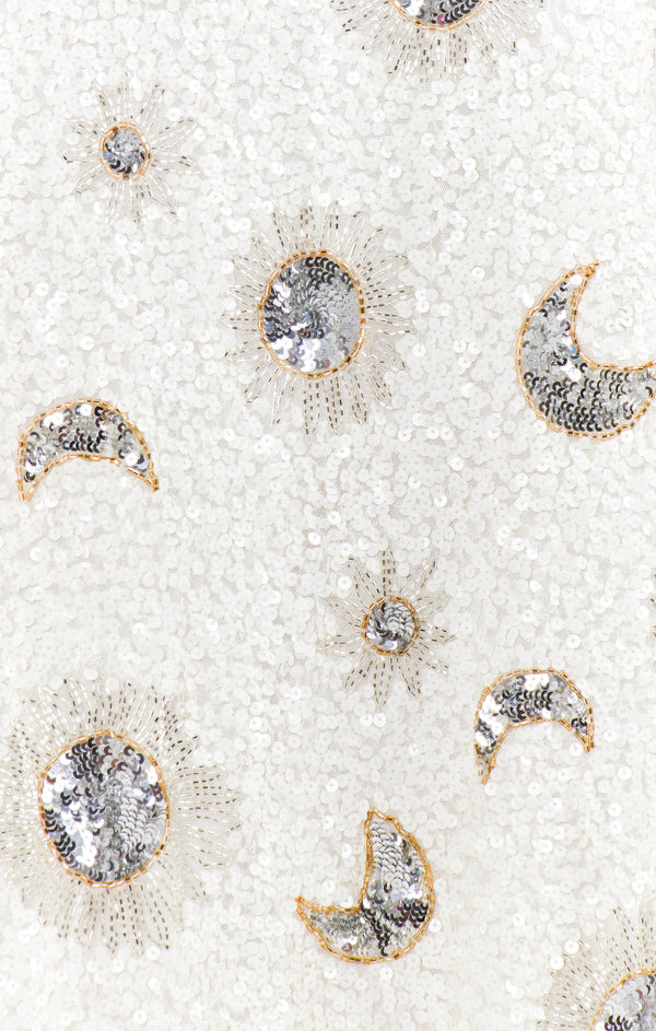 Last Call Top ~ White Celestial Sequins – Show Me Your Mumu