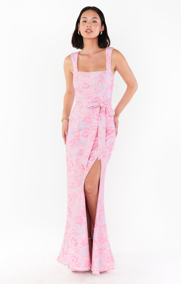 Paris Gown ~ Blushing Floral Stretch – Show Me Your Mumu