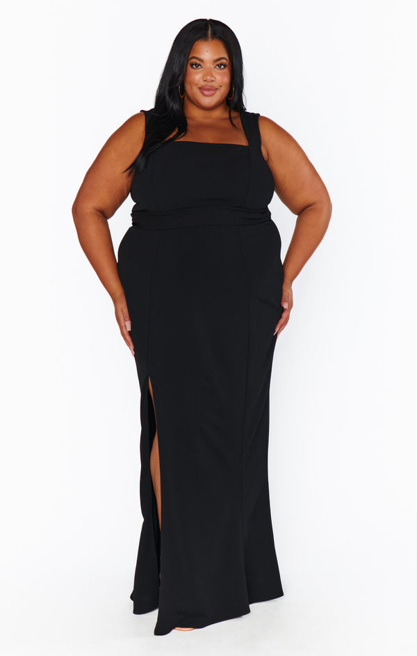 Paris Gown, in Black Stretch | Show Me Your Mumu
