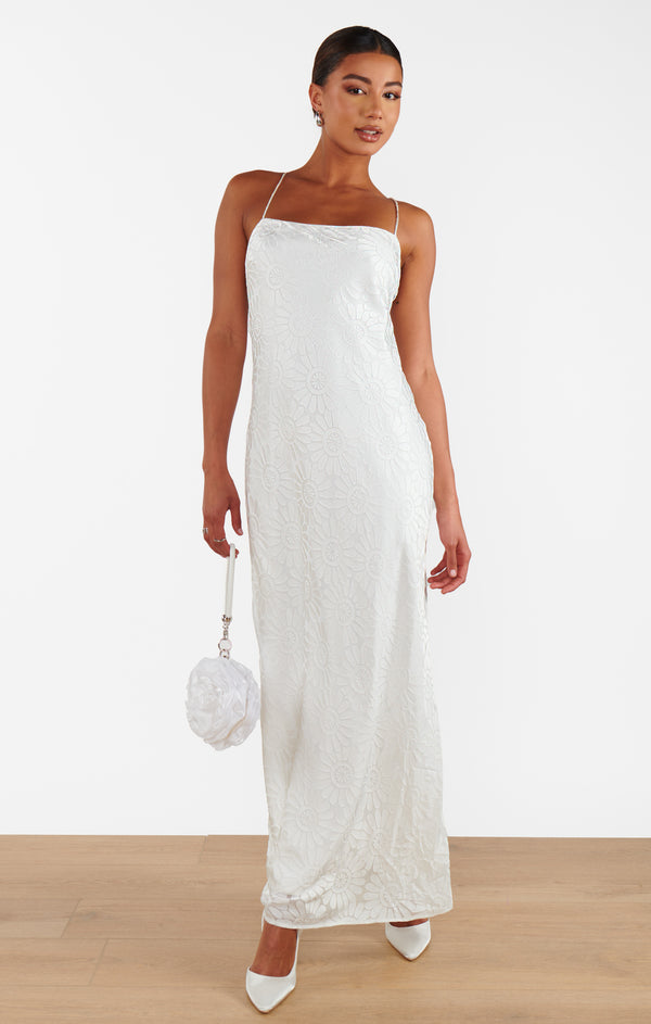 Dani Slip Dress ~ White Daisy Burnout  Show Me Your Mumu