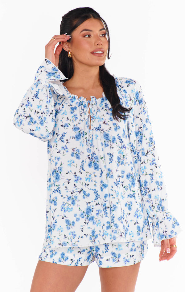 Kinsley Top ~ Blue Bliss – Show Me Your Mumu