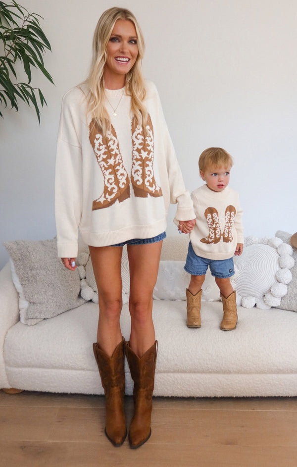 (取寄) ショウ ミー ユア ムームー レディース スティ アワイル セーター Show Me Your Mumu women Stay Awhile Sweater Cowboy Boot Knit D4C93BA9-373D-483A-8053-