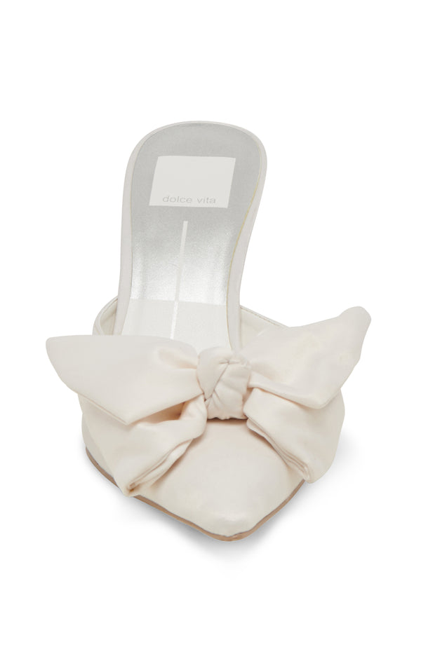 Dolce Vita Kayli Heel ~ White Satin – Show Me Your Mumu