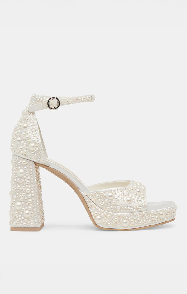 Dolce Vita Pandro Pearl Heel ~ True White – Show Me Your Mumu