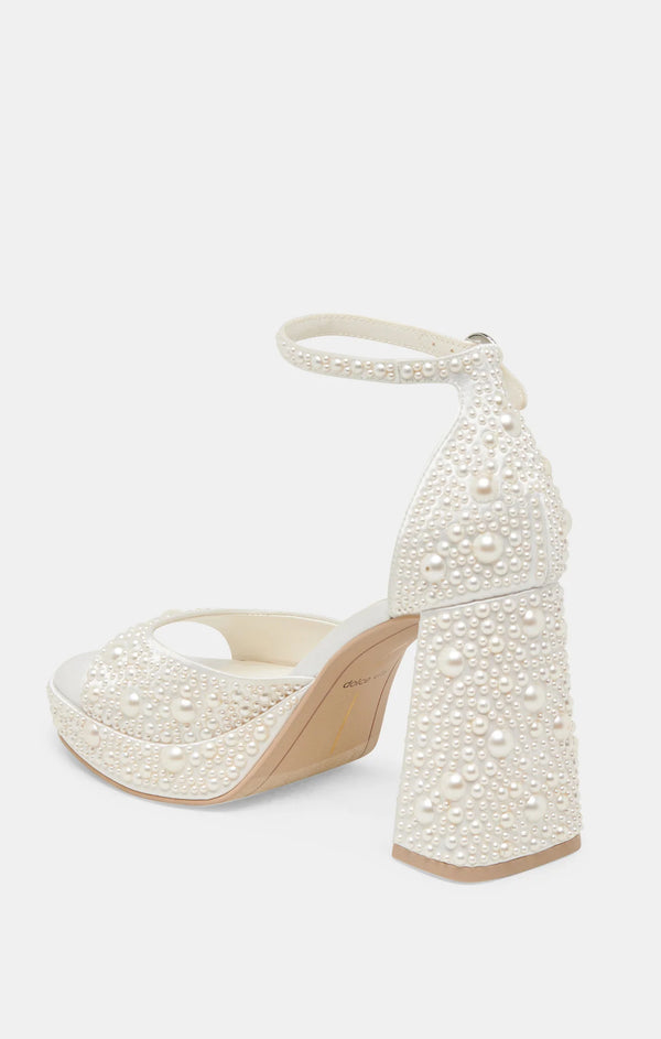 Dolce Vita Pandro Pearl Heel ~ True White – Show Me Your Mumu