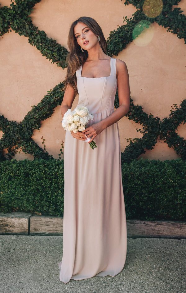 Nina Maxi Dress ~ Show Me the Ring Crisp – Show Me Your Mumu