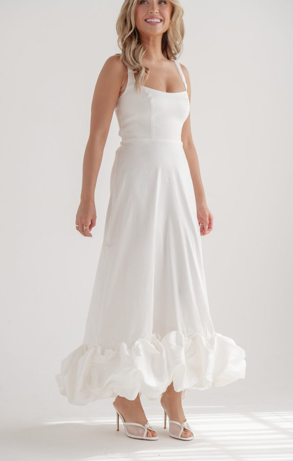 Show Me Your Mumu Rebecca Dress in White