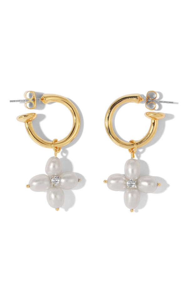 Vanessa Mooney The Lana Pearl Earrings ~ Pearl/Gold – Show Me Your Mumu