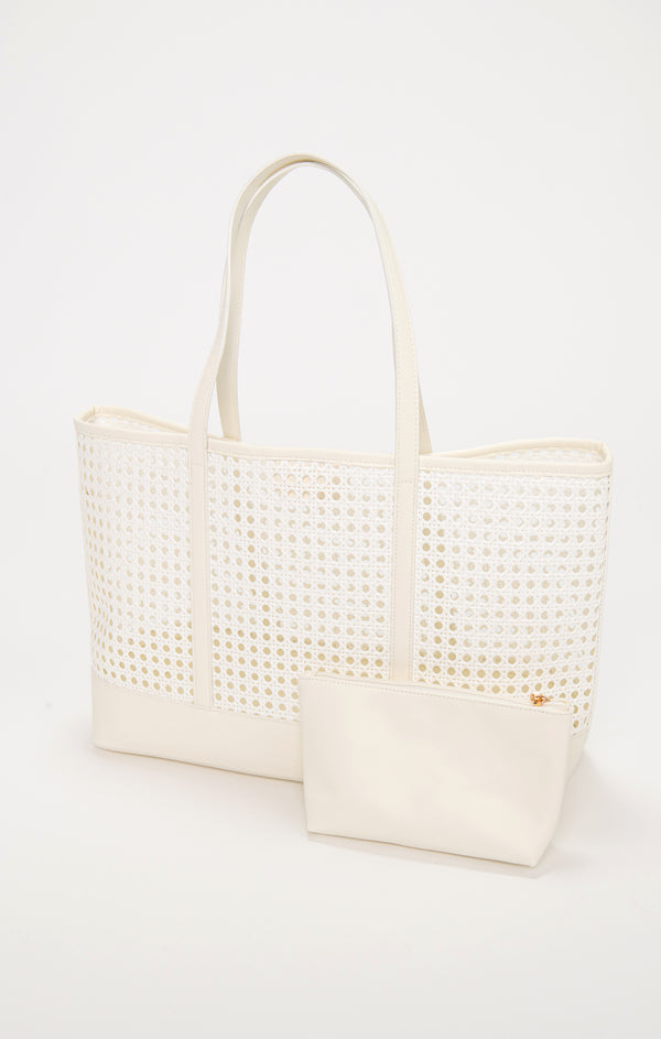 Soleil Tote Bag ~ White – Show Me Your Mumu