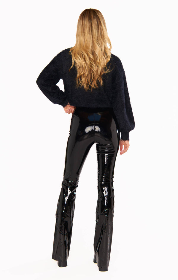 Commando Faux Patent Leather Flare Legging ~ Black – Show Me Your Mumu Commando Faux Patent Leather Flare Legging ~ Black – Show Me Your Mumu