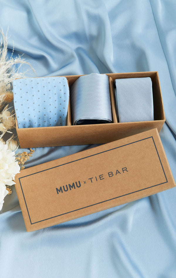 Mumu Weddings x Tie Bar Gift Box ~ Steel Blue Solid – Show Me Your Mumu