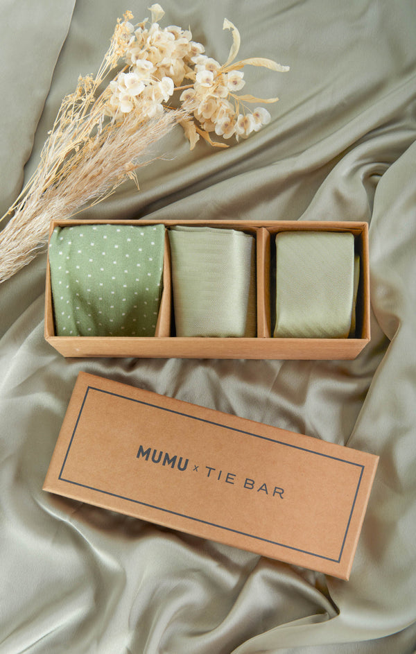 Mumu Weddings x Tie Bar Gift Box ~ Moss Green Solid – Show Me Your Mumu