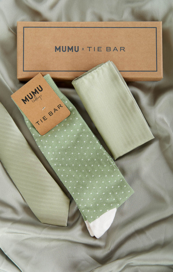 Mumu Weddings x Tie Bar Gift Box ~ Moss Green Solid – Show Me Your Mumu