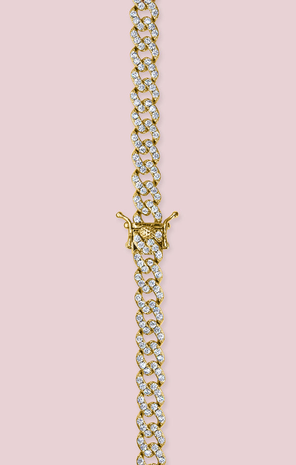 OMA The Label The Frosty Link Collection 9mm Necklace ~ Gold – Show Me ...