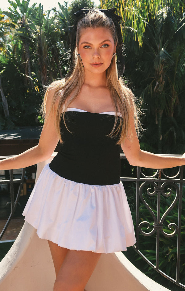 Tiffany Skort Dress ~ Black and White – Show Me Your Mumu