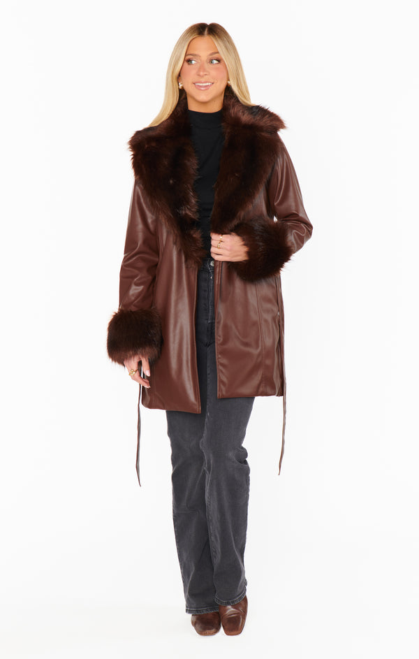the toe Lane fur coat サイズM Plus Size Coat Women Real Fur Collar Long Genuine Leather