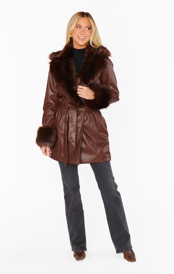 Myer fur coat best sale