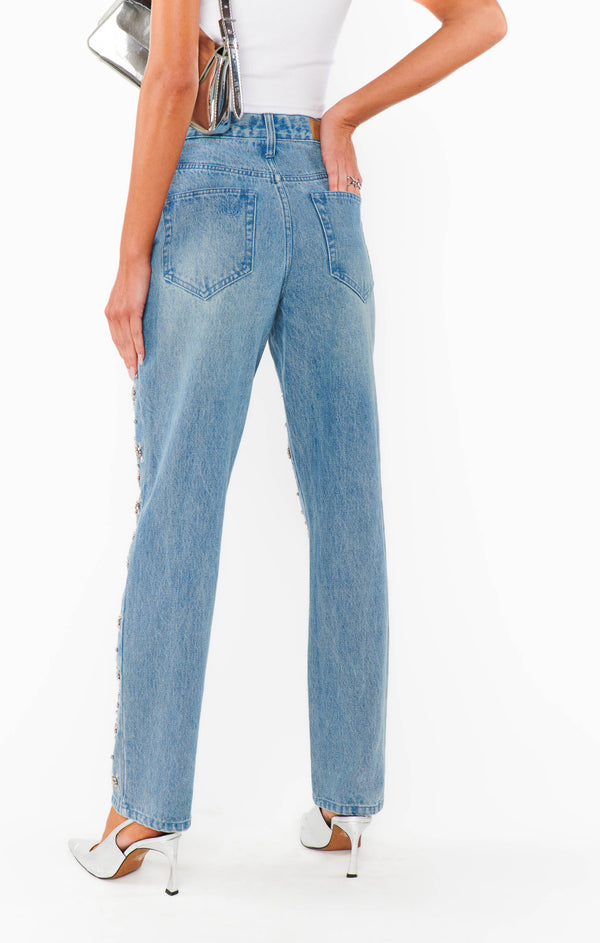 Icon Jeans ~ Jeweled Indigo – Show Me Your Mumu