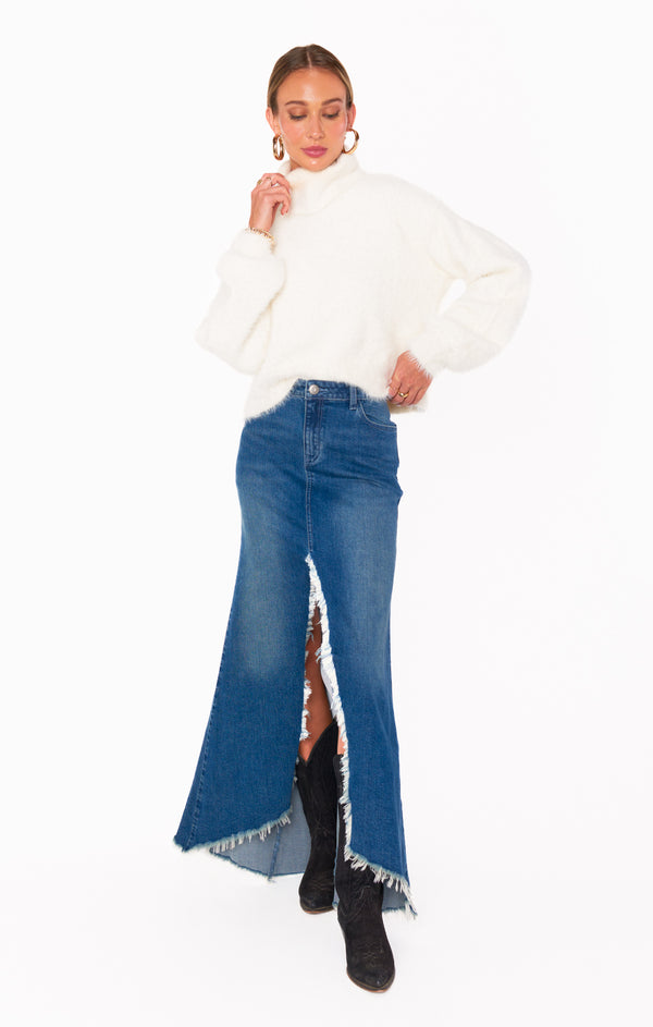 Reba Maxi Skirt Open Seas - Main Image