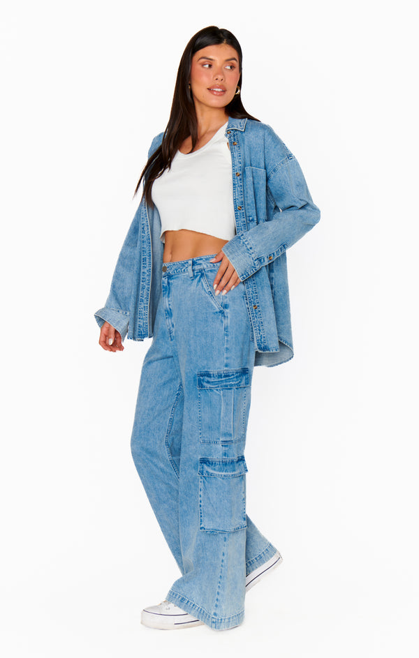 Mountain Button Down ~ Mountain Mist – Show Me Your Mumu