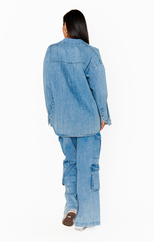 Mountain Button Down ~ Mountain Mist – Show Me Your Mumu
