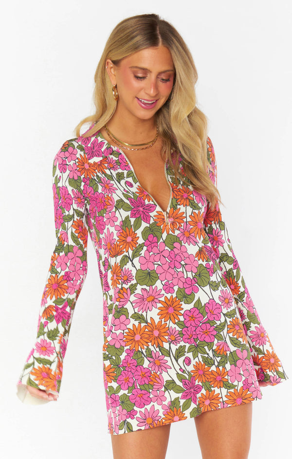 Charlie Collar Dress ~ Carnaby Floral Knit – Show Me Your Mumu