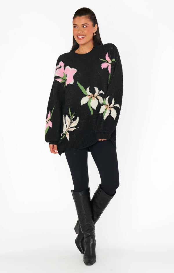 (取寄) ショウ ミー ユア ムームー レディース サミット セーター Show Me Your Mumu women Summit Sweater Send Me Roses Knit Summit Sweater ~ Send Me Roses Knit – Show Me Your Mumu