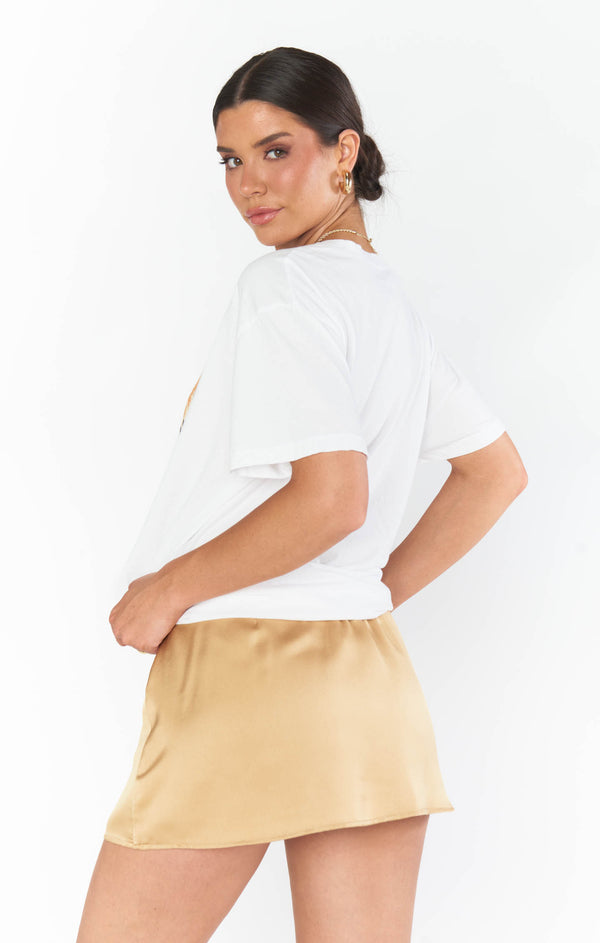 All Night Skort ~ True Gold Luxe Satin – Show Me Your Mumu All Night Skort ~ True Gold Luxe Satin – Show Me Your Mumu
