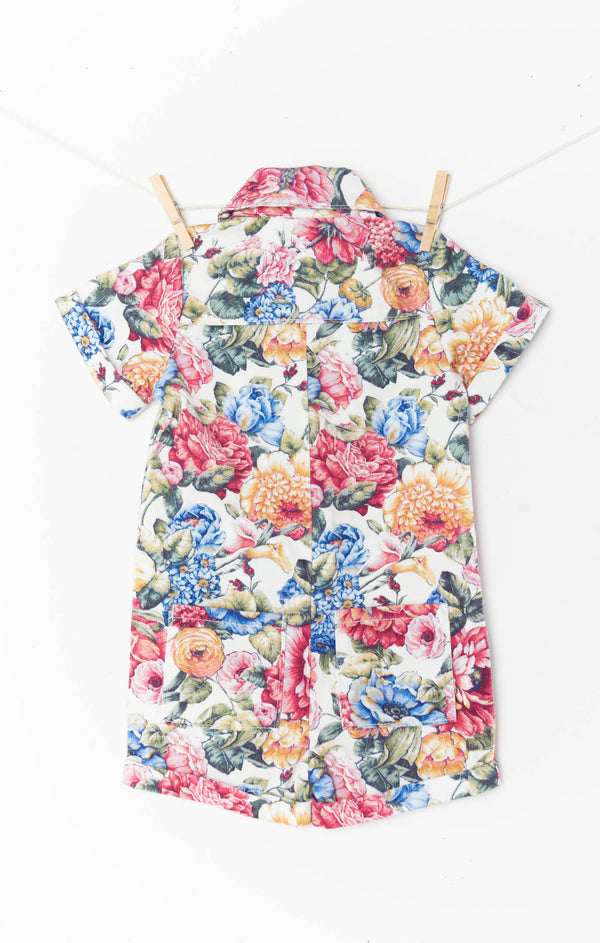 Mini Range Romper ~ Dusty Meadows Denim – Show Me Your Mumu