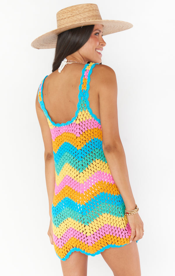 Tara Coverup Dress ~ Sea Breeze Crochet – Show Me Your Mumu Tara Coverup Dress ~ Sea Breeze Crochet – Show Me Your Mumu