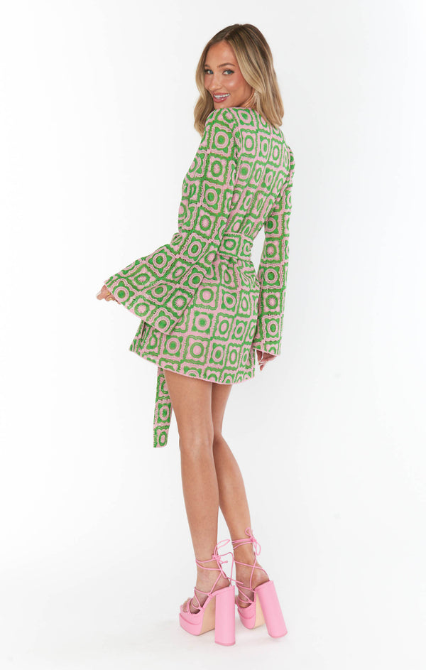 Treasure Mini Dress ~ Flower Power Pink Crochet – Show Me Your Mumu