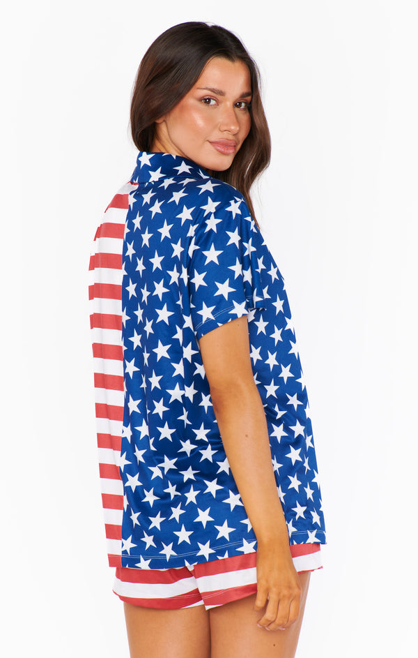 Sunday Morning PJ Set ~ American Flag Print – Show Me Your Mumu Sunday Morning PJ Set ~ American Flag Print – Show Me Your Mumu