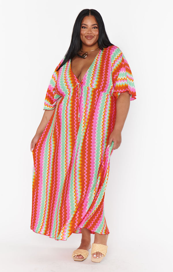 Kenzie Maxi Dress ~ Cabo Groovy Knit – Show Me Your Mumu