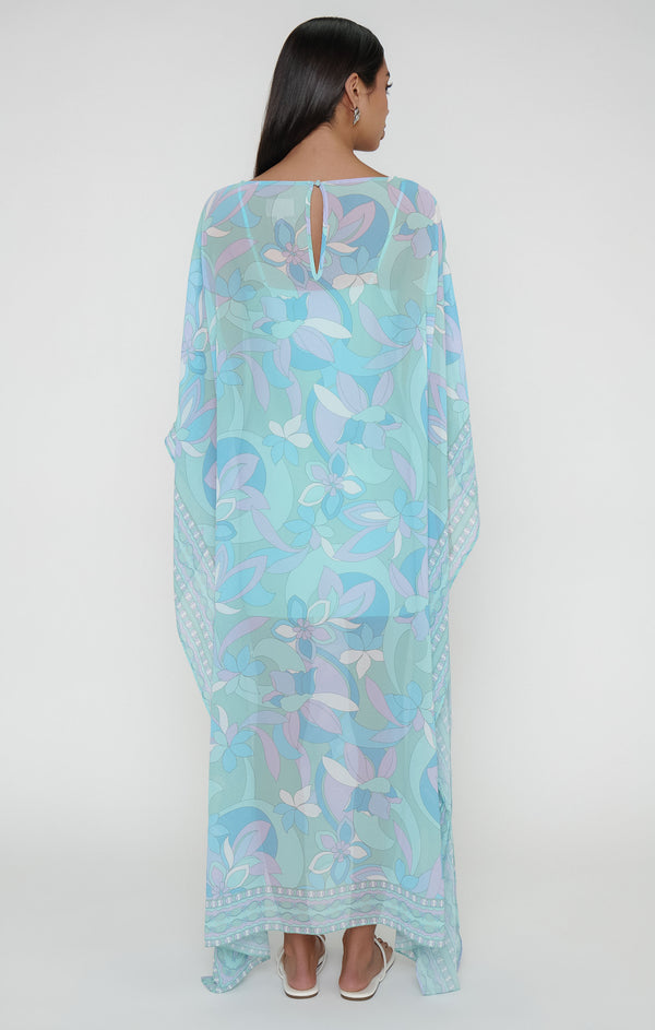 olsen maxi dress Olsen Maxi Dress, in Riviera Swirl, Size: Medium | Show Me Your Mumu