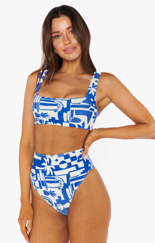 Hot Tub Top ~ Santorini Contour Scrunch – Show Me Your Mumu