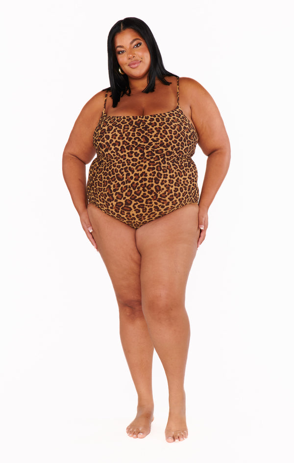 Positano One Piece ~ Leopard Contour Scrunch – Show Me Your Mumu