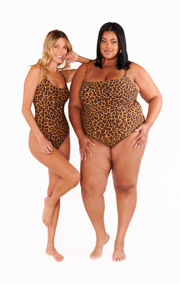 Positano One Piece ~ Leopard Contour Scrunch – Show Me Your Mumu