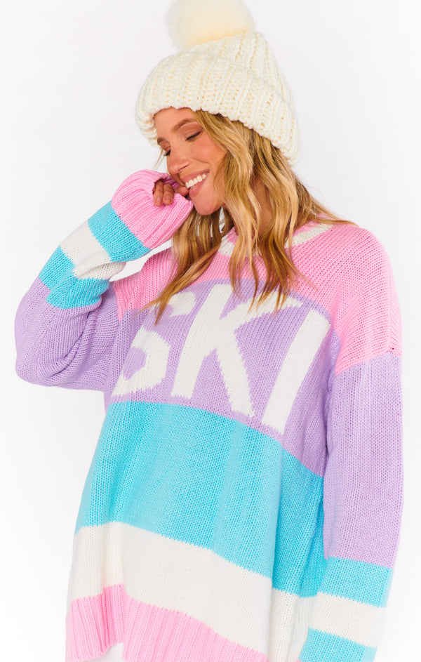 Ski in Sweater ~ Pastel Multi Knit – Show Me Your Mumu