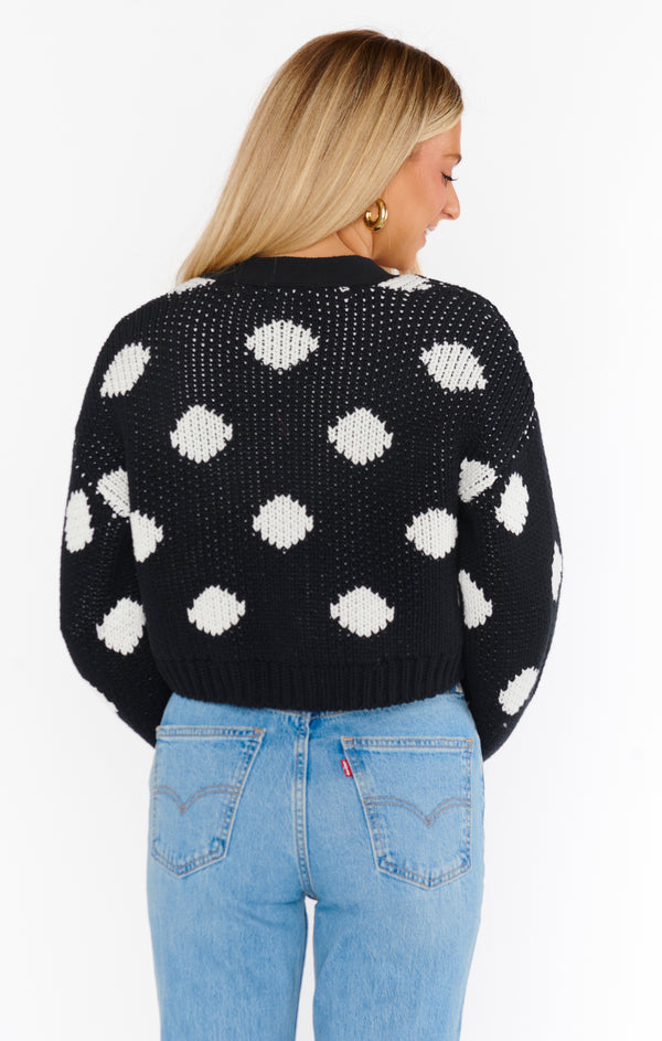 Clemmie Cardi ~ Polka Dot Knit – Show Me Your Mumu