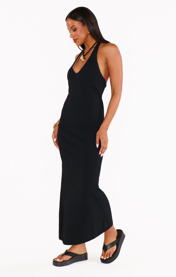 show me your mumu katy halter dress Kate ~ Black Knit Color:Champagne B Italian Style Antiques Rea Tall Dresser Chest,