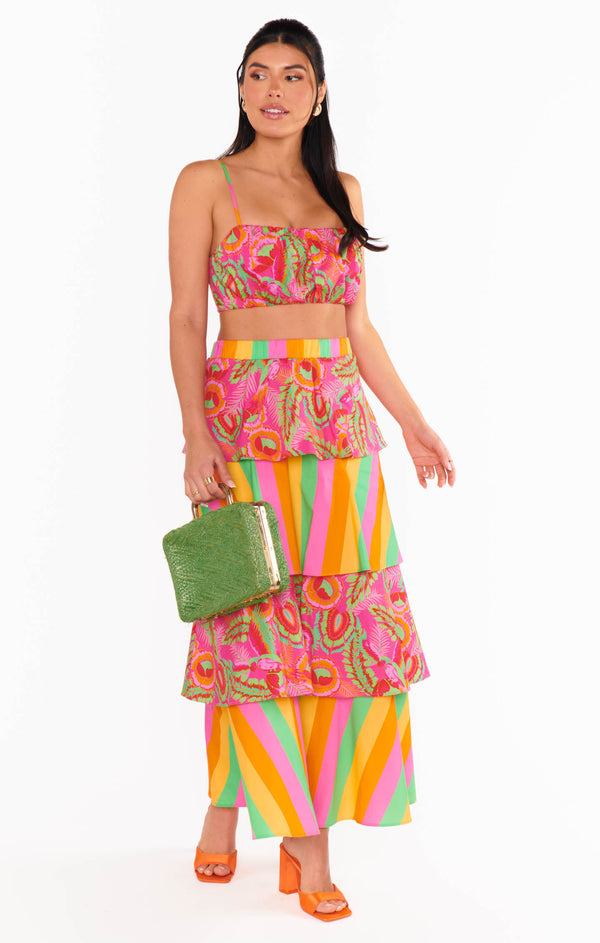 Full Swing Skirt ~ Paradise Stripe Poplin – Show Me Your Mumu